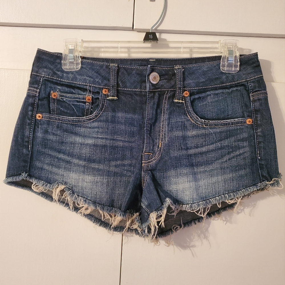 Women's American Eagle Dark Wash Denim Shorts